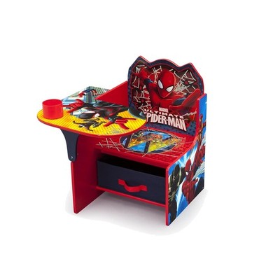 Greenguard Gold Certified Spider-Man Chair Desk with Storage Bin for Kids