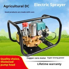 Agricultural Electric Sprayer Automatic Pressure Relief Triplex Plunger Pump