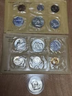 1957 & 1958 90% SILVER SETS  FREE 1953 FRANKLIN SILVER HALF DOLLAR