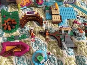 Lego Friends 41121 Adventure Camp Rafting camping set  instructions & Box  2016