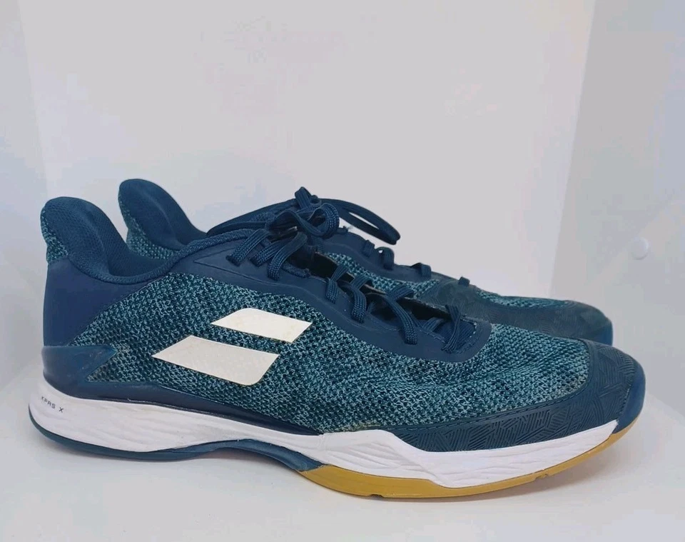 Tenis para correr Babolat Jet Tere para hombre 12 zapatillas de entrenamiento azul verde azulado Foto 3 de 4