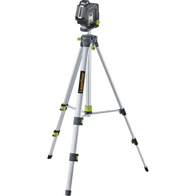 Laserliner Kreuzlinienlaser mit Stativ Linienlaser grün PockelLine G360 Set 3,7V