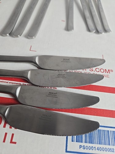 Ikea DATA Stainless Steel Flatware - Satin - 15pc Spoons, Forks, Knives, Vietnam - Picture 14 of 20