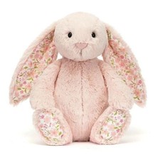 Jellycat Authentic Medium Blossom Blush Bunny Cherry Plush Toy NWT