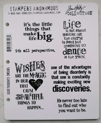 Stampers Anonymous by Tim Holtz - Stempelplatte / rubber stamps CMS085