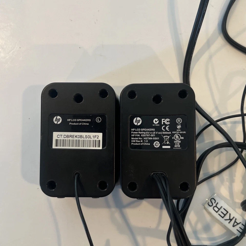 HP Mini Speakers for Laptop, PC, Notebook USB, Model HSTNN-SS01 - Image 2 of 3