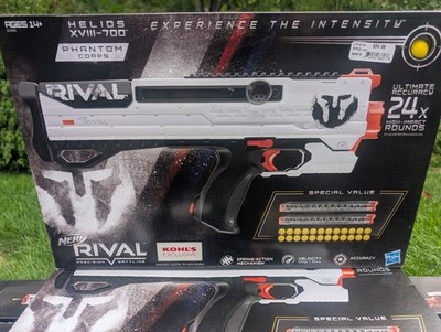 NERF Rival Helios XVIII-700 Phantom Corps. W/ 24 X High-Impact Rounds KOHL s Exc
