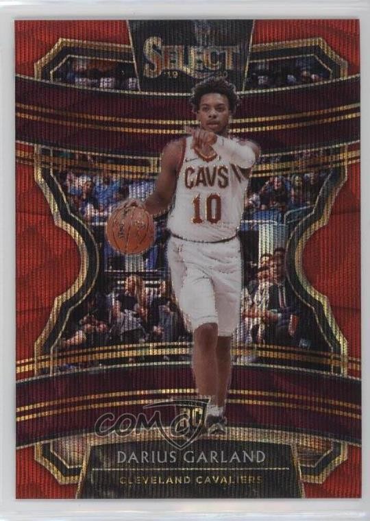 2019-20 Panini Select Concourse Tmall Red Wave Prizm Darius Garland #10 0s5s