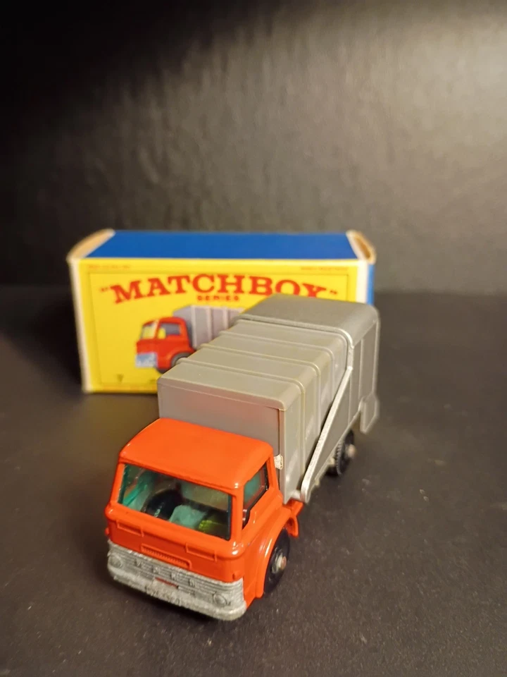 Camión de basura Ford Matchbox #7C en caja original E4 Foto 2 de 4