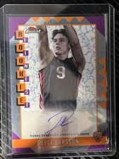 2024-25 Topps Finest Pelle Larsson #RFA-PL Auto RC Rookie Miami Heat