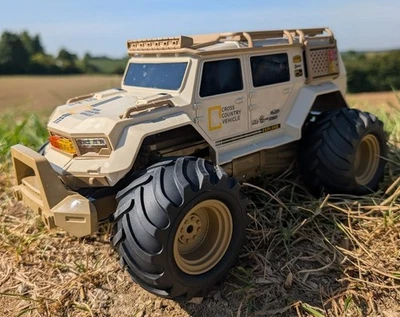 BRUKA GERMANY RC Amphibienfahrzeug RACOON 4WD Allrad Ferngesteuertes Auto Monster Truck