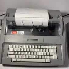 Brother SX-4000 Electronic LCD Display Typewriter with Cover TESTED WORKS Great