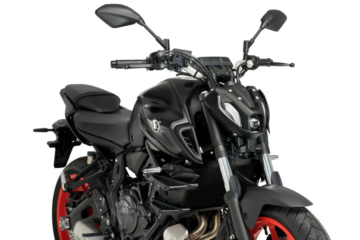 Puig Side Downforce Wings | Blue | Yamaha MT-07 2021>2024