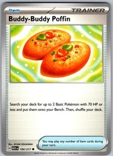 Buddy-Buddy Poffin 184/217 Common Ascended Heroes Pokemon Near Mint