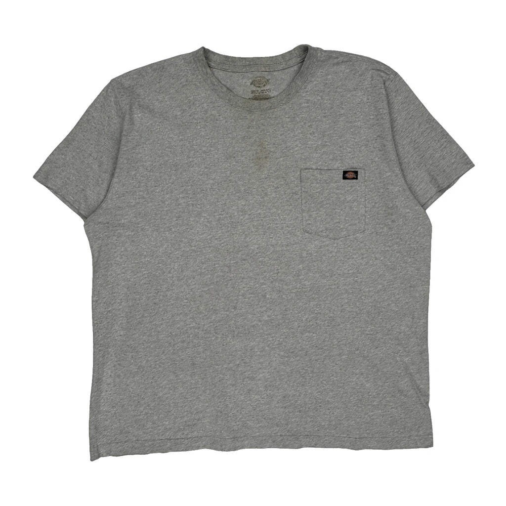Dickies T-Shirt - Large Gray Cotton