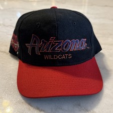 VINTAGE SPORTS SPECIALTIES UNIVERSITY OF ARIZONA SCRIPT SNAPBACK HAT