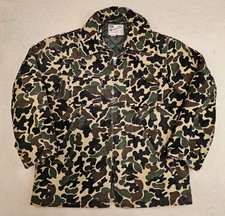 Vintage Monterey Club Duck Camo Quilt Lined Hunting Jacket Men’s 44 Talon Zip