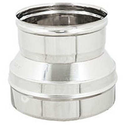 Manicotto Telescopico In Acciaio Inox 304 Per Canne Fumo - Lunghezza Regolabile Da 250 A 400 Mm, Diametro 130 Mm