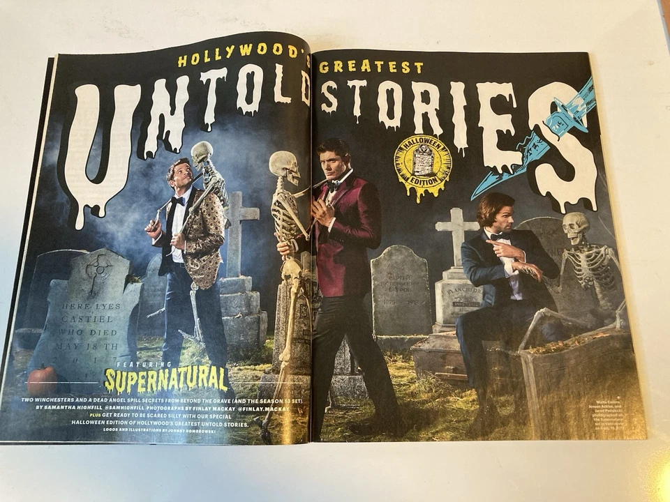 2 Entertainment Weekly -Fall TV Preview 2016 Supernatural Cover & 2017 Halloween - Image 3 of 4