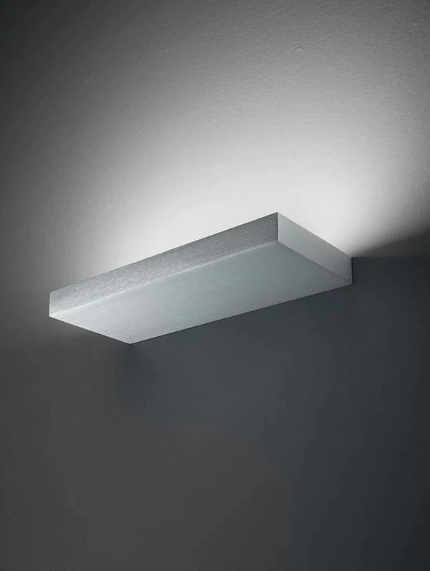 Lampada Soffitto Parete LINEA LIGHT REGOLO Alluminio Plafoniera Applique Luce, fotografia 3 di 4