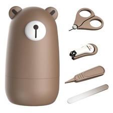 Baby Nail Clippers Set with Cute Case, Infant Fingernail and Toenail File Kit...