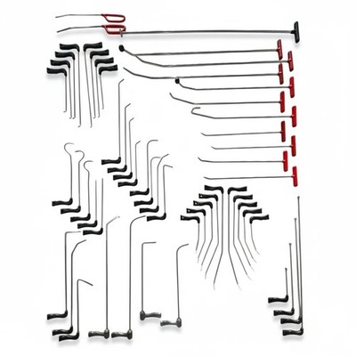 Oslo Edition - PDR INOX 55-teiliges komplettes Black & Red PDR Rutenset