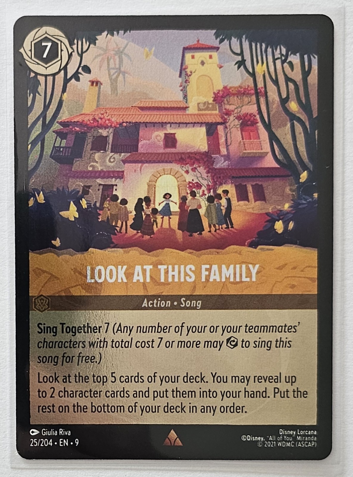 Look at This Family (Cold Foil) 25/204 Rare Lorcana Fabled Card NM