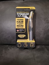 MicroTouch Titanium MAX Lighted Personal Trimmer MTTTMAX  NEW