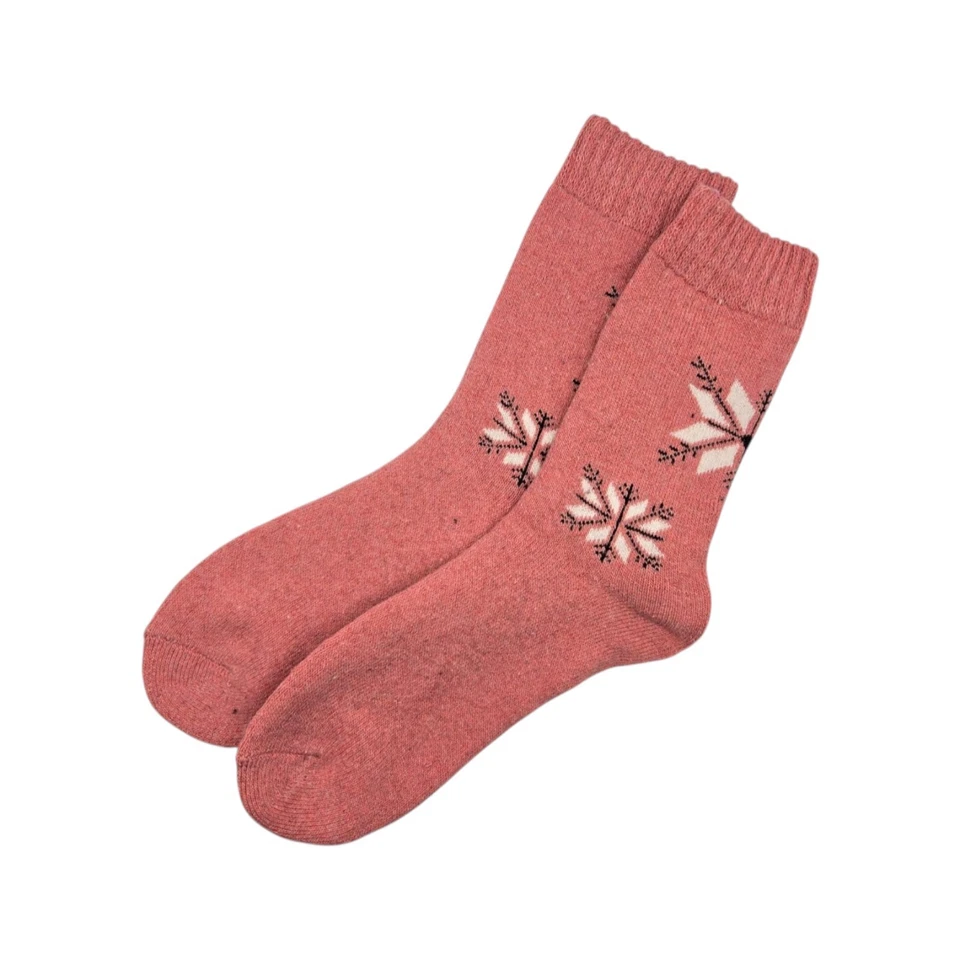 Warm Winter Socks Soft Thermal Sock Lamb Wool Heated Sox for Women s6-10 - Image 2 of 4