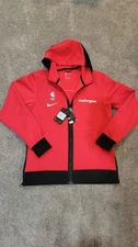 NWT Nike Showtime Therma Flex Hoodie Washington Wizards Red Full Zip Size MEDIUM