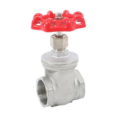 DN40 1-1/2 Inch NPT Stainless Steel Gate Valve Female Port Handwheel