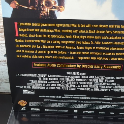 Wild Wild West (1999, Laserdisc, 17794) Excellent condition Tested - Picture 10 of 11