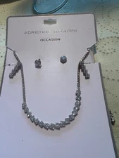 NEW Adrienne Vittadini Earrings And Necklace Set