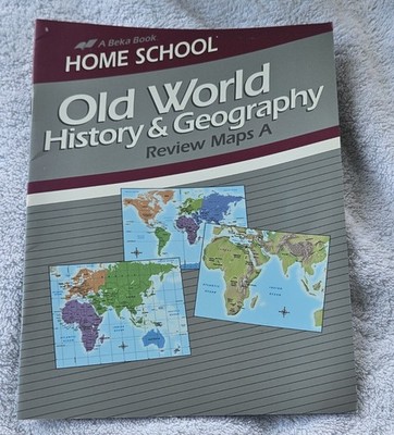 A Beka Homeschool Old World History & Geography REVIEW MAPS A Grade 5 2004 CLEAN