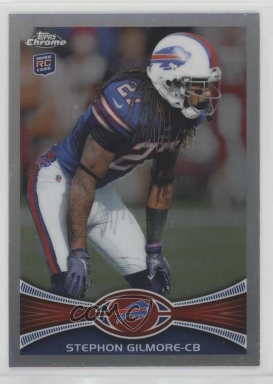 2012 Topps Chrome Refractor Stephon Gilmore #26 7rf
