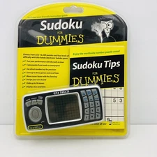 Sudoku For Dummies DUM-120 Handheld Electronic Game 16500 Puzzles NEW
