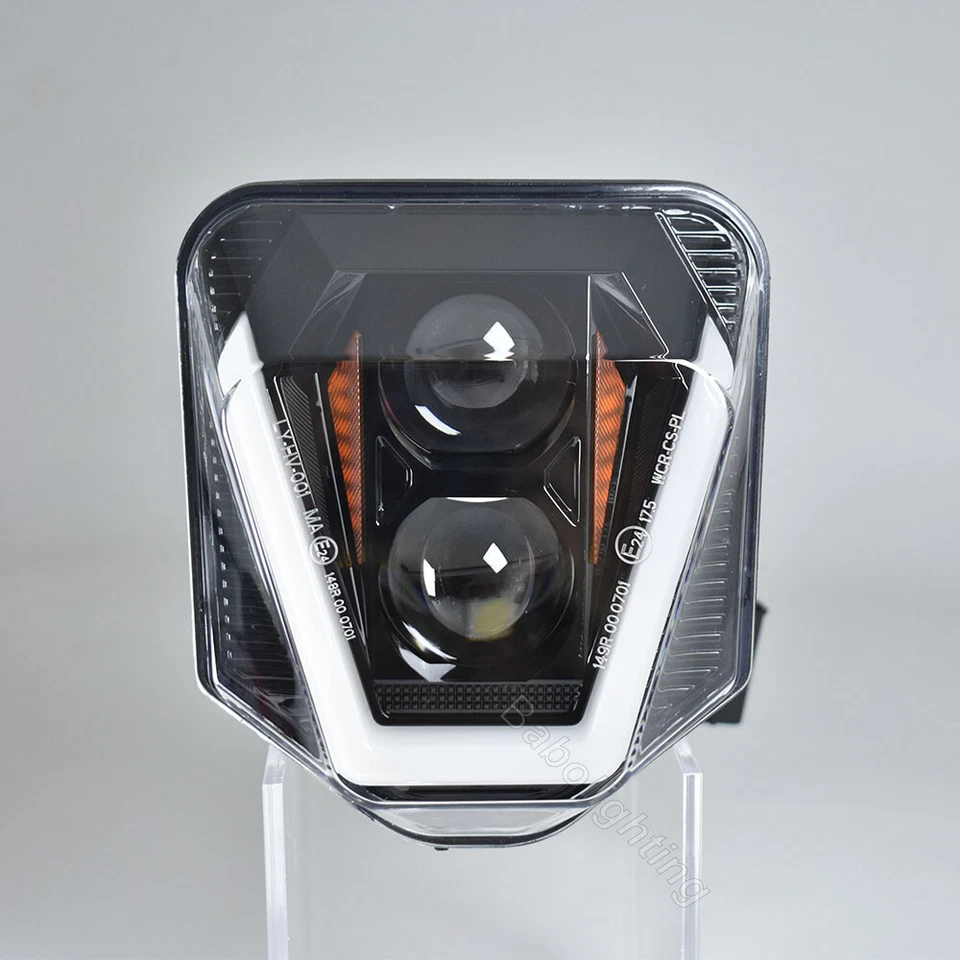 LED Headlight with Hi/Low Beam DRL For 2024 Husqvarna FE TE 250 350 450 501 701 - Image 3 of 4