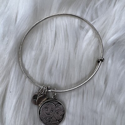 Alex and Ani Disney Parks Rafaelian Silver Frozen Anna and Elsa