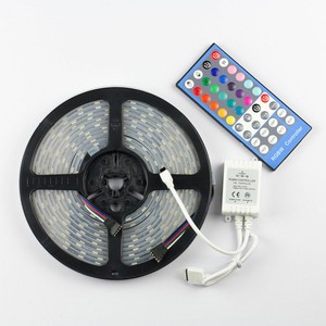 RGBWW-5050-5M-300-LED-Ribbon-Strip-Light-Silicone-Tube-Waterproof-40Keys-Remote