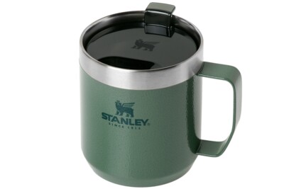 STANLEY THE LEGEND CAMP TASSE 120z HAMMERTONE GRÜN. KAFFEE TEETASSE