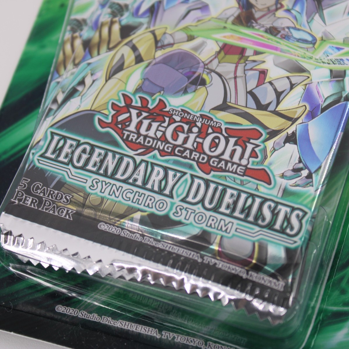 Yugioh Legendary Duelists Synchro Storm 1st Edition 2-Pack Booster Blister  - NEW
