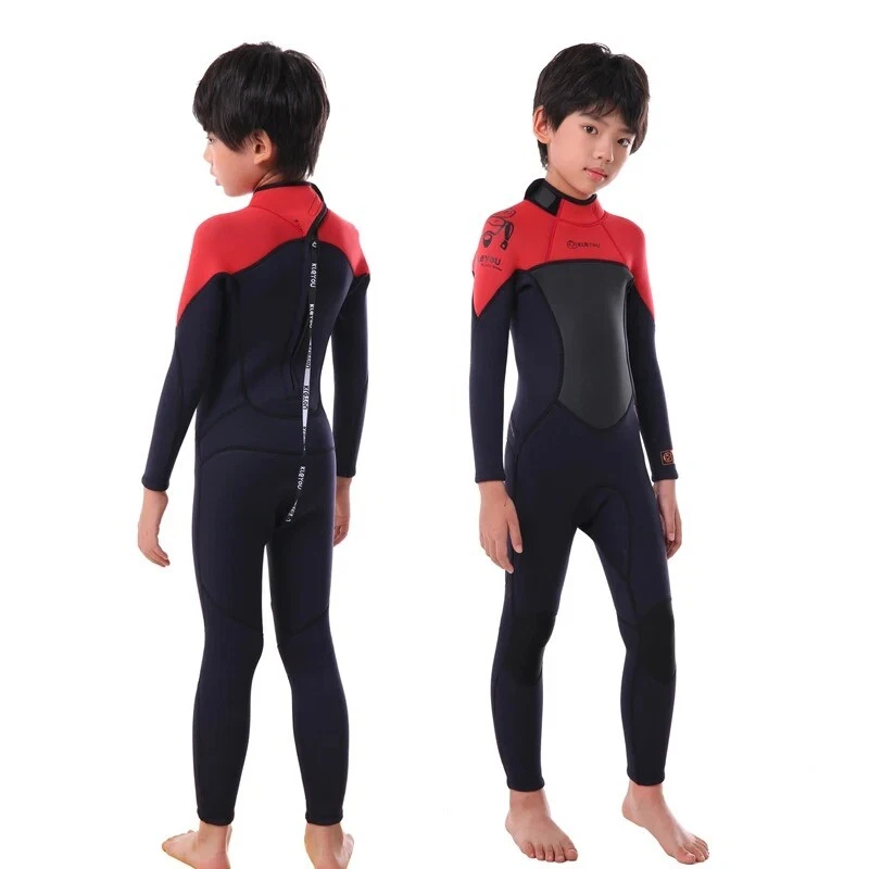Traje de baño grueso de neopreno para niñas Traje de neopreno Surf 2,5 mm Traje de buceo libre bajo el agua Foto 2 de 4