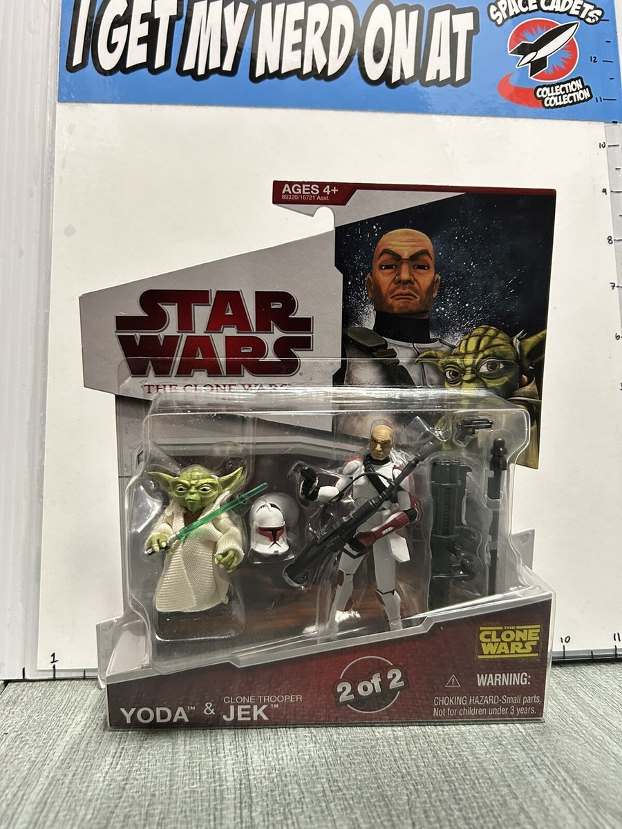 Star Wars Clone Wars Yoda, Clone Trooper Jek and Rys, Lieutenant