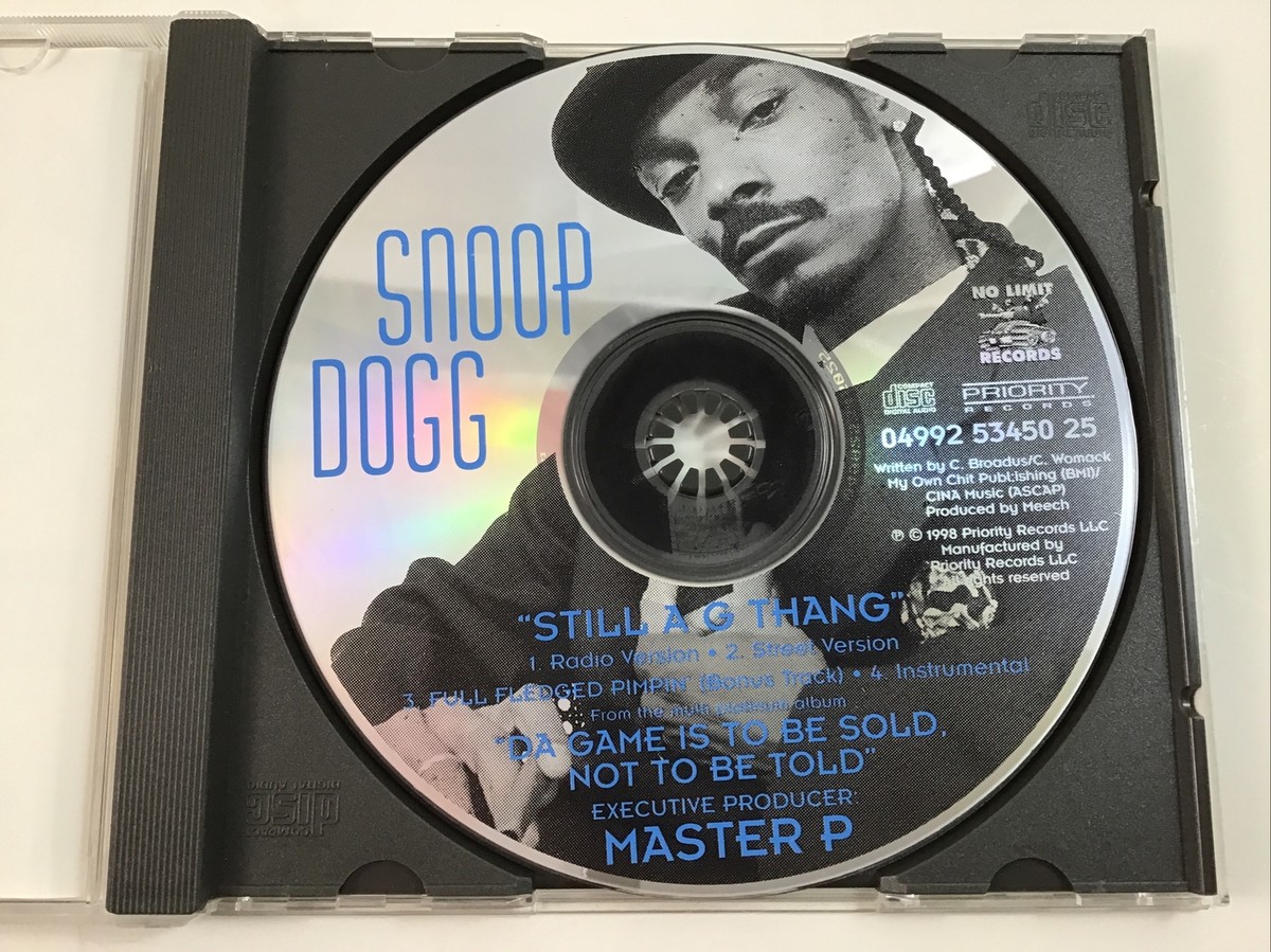 Snoop Dogg Still A G Thang CD 1998 No Limit Records