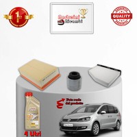 Kit Wartung 3 Filter Und ÖL Vw Sharan Ii 1.4 Tsi 110KW 150PS Ab 2010
