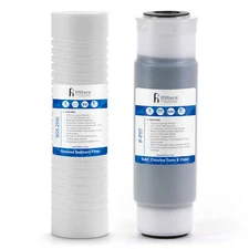 iFilters LWH-D Replacement Filter Set - Whole House 2 Stage Sediment - Rust &