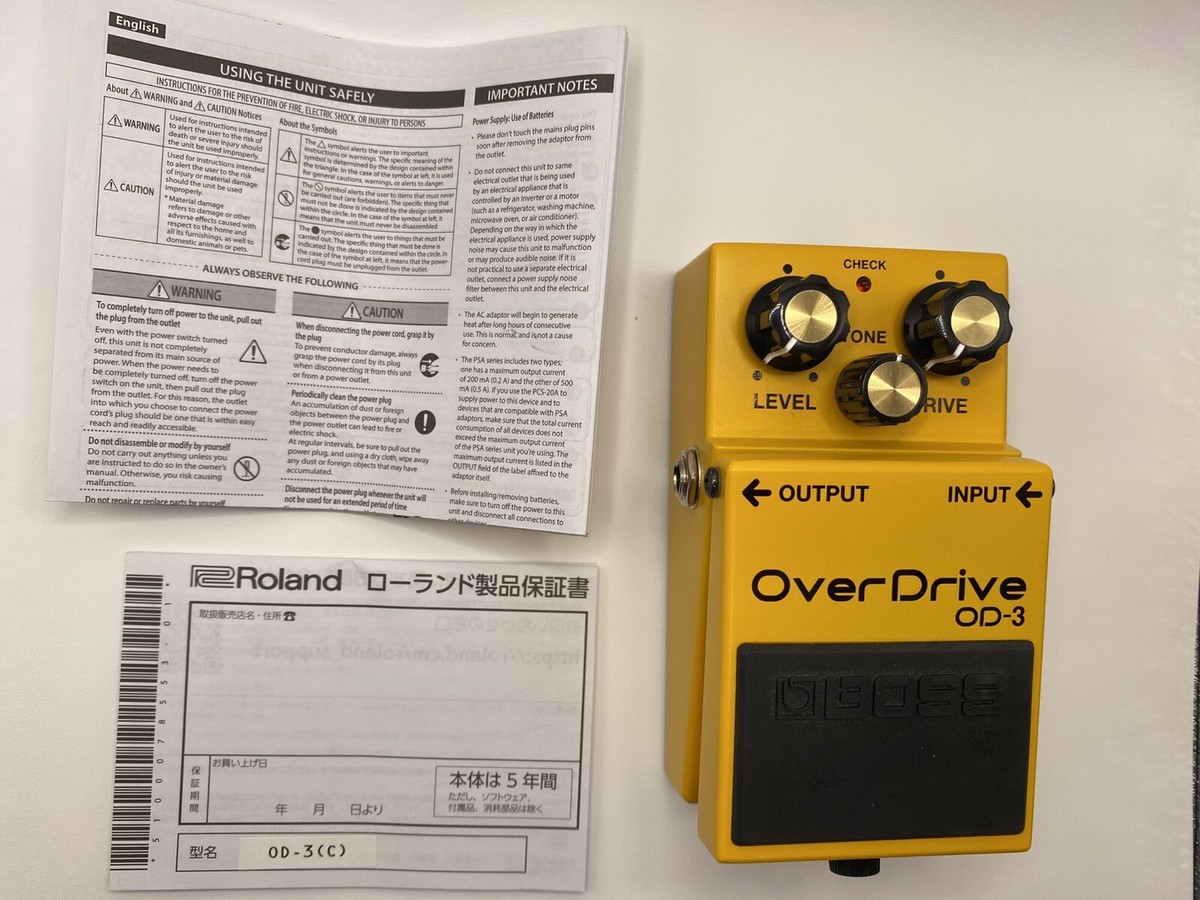 ②BOSS / OD-3 Over Drive Boss OD-3 OverDrive – Moze Guitars