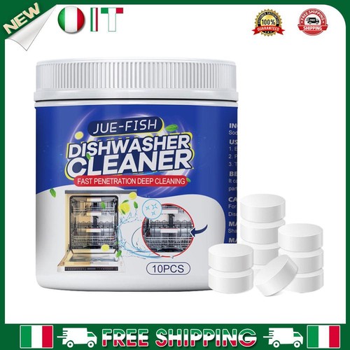 A 10pcs Dishwasher Cleaner Tablets Removes Scale and Limescale Build