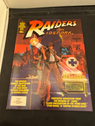 1981 Raiders Of The Lost Ark Marvel Super Special Magazine Comic #18