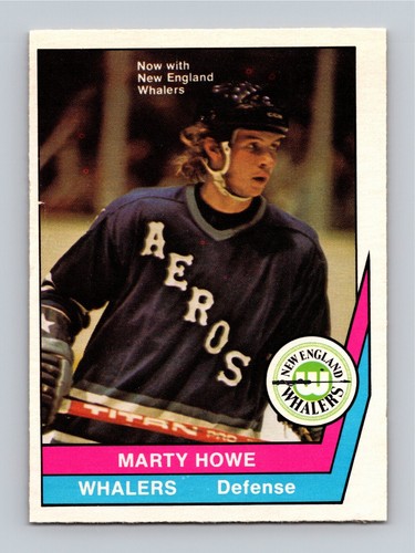 Marty Howe #65 1977 O-Pee-Chee WHA card